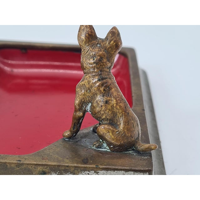 Metal Small Antique Decorative Vide-Poche Tray, 1890s For Sale - Image 7 of 11