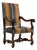 19th Century France Baroque Gold Wood Armchair For Sale