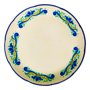 Round Italian Earthenware Dish