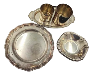 Plates, Trays, Plate & Containers, 1920s, Set of 5