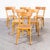 French Blonde Bentwood Kick Leg Dining Chairs from Baumann, 1950s, Set of 4 For Sale - Image 12 of 15