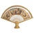 Louis XV Fan Displayed in a Carved Wooden Stand, 18th Century For Sale - Image 8 of 8
