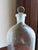 Transparent Mid-20th Century Laboratory Reagent Bottle With Ground Glass Stopper Narrow Mouth Apothecary Glass Vessel For Sale - Image 8 of 10