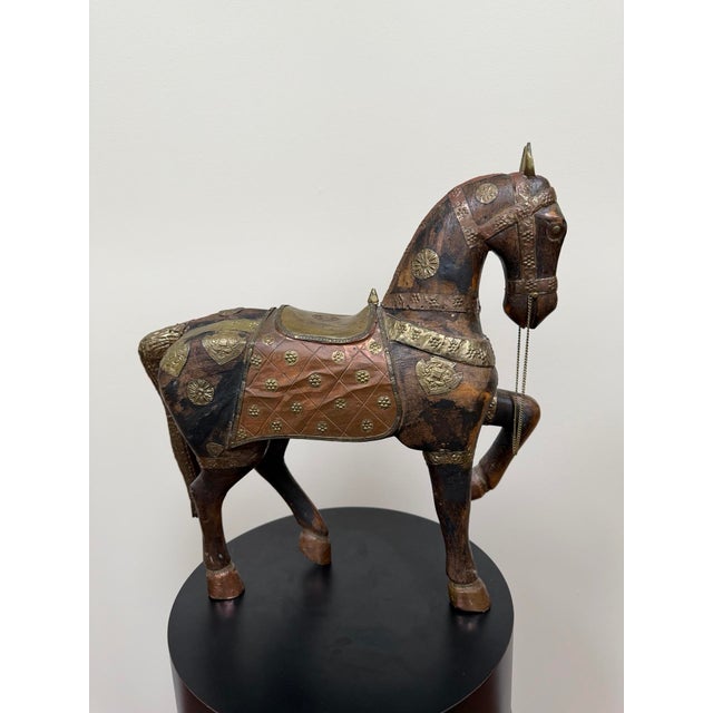 1950s Indian Tang Style Horse Sculpture For Sale - Image 18 of 18