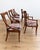 Neoclassical Vintage Neoclassical Style Dining Chairs - Set of 6. Newly Upholstered in Abstract Patterned Velvet. For Sale - Image 3 of 11