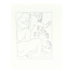 Picasso 1 Cephalus Kills His Wife Procris by Accident