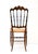 Wood Chiavarina Chairs in Cherry Wood with Straw Seat, 1920s, Set of 4 For Sale - Image 7 of 14