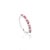 Metal Modern Chic Eternity Band With Baguette Cut Natural Pink Tourmaline Size 7 For Sale - Image 7 of 10