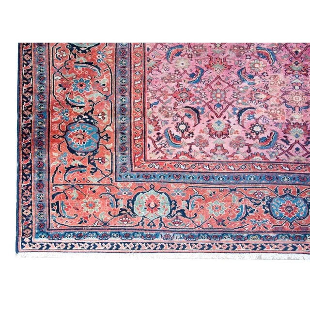 Early 20th Century Persian Sarouk Farahan Rug For Sale - Image 4 of 12