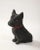 Black Scottie Dog Garden Ornament Reconstituted Stone, English Mid 20th C. For Sale - Image 11 of 11