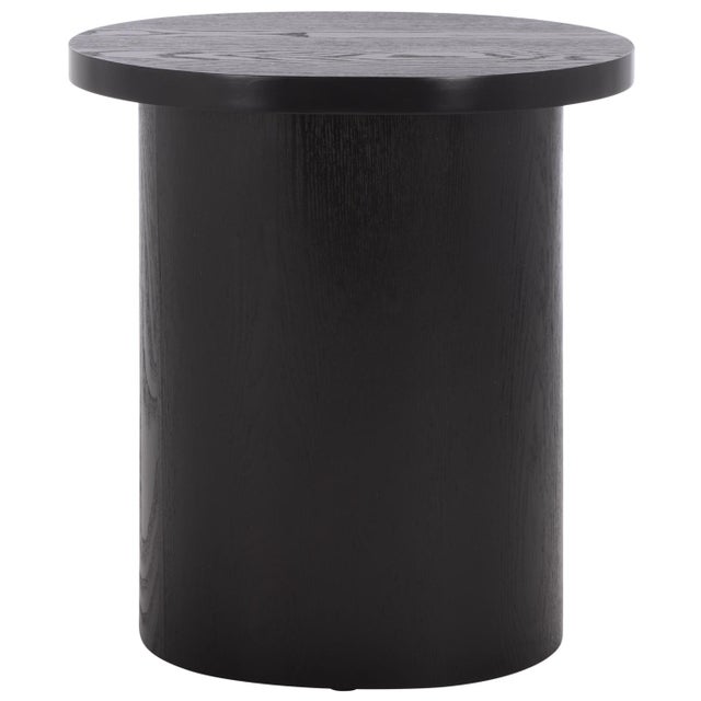 Ekon Round End Table in Black For Sale - Image 9 of 9