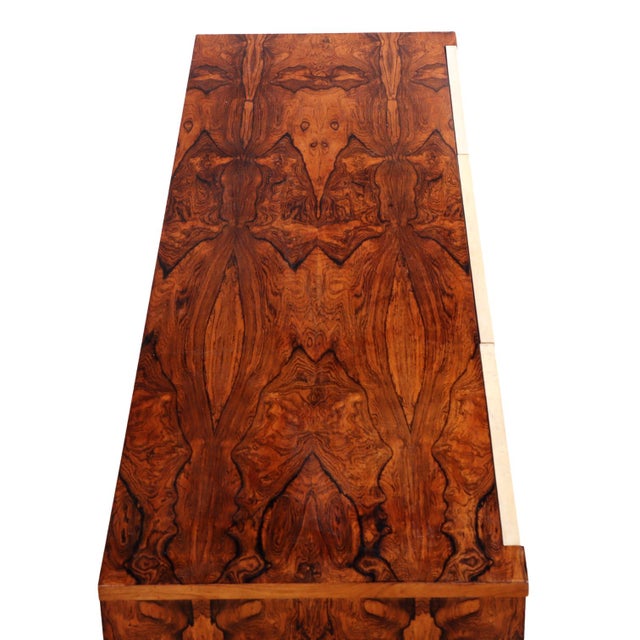 1960s Late Art Deco / Mid Century Modern Parchment and Rosewood Dresser / Sideboard, C. 1950 For Sale - Image 5 of 5