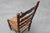 Rustic Oak Ladder-Back Chair with Rush Seat and Cabriole Front Legs, France, 1900s For Sale - Image 6 of 14