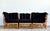 Vintage Coastal Stick Rattan 3 Seat Sofa For Sale - Image 11 of 12