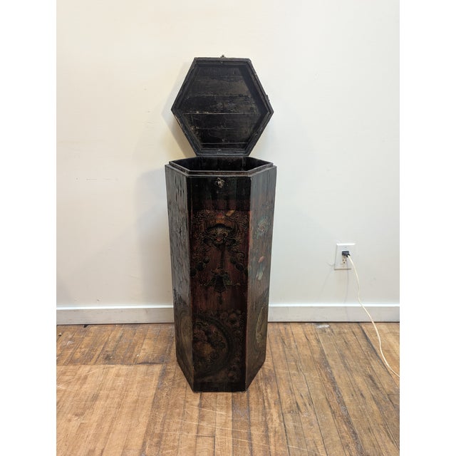 1950s Tibetan Scroll Box For Sale - Image 13 of 15