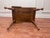 Vintage Early American Two Tiered Solid Wood Maple Side Table. For Sale - Image 12 of 12