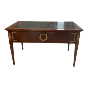 Vintage French Second Empire Mahogany Writing Desk
