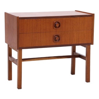 Vintage Danish Teak Chest of Drawers, 1960s For Sale