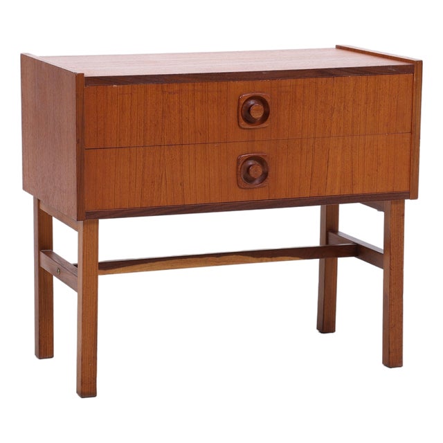 Vintage Danish Teak Chest of Drawers, 1960s For Sale