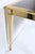 Italian Modern Brass Desk With Inset Bordered Leather Surface For Sale - Image 14 of 18