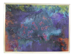 Rhona Lk Schonwald Schwartz Abstract Oil on Canvas