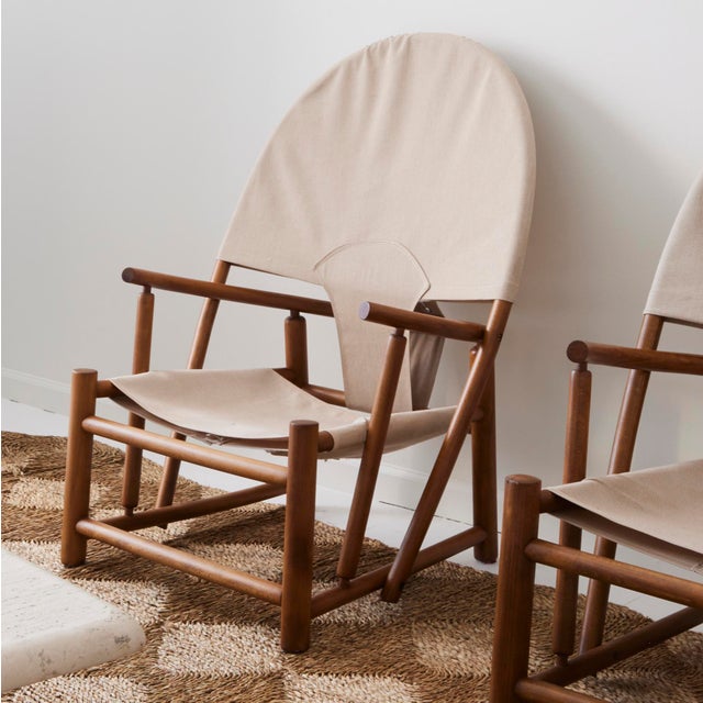 Piero Palange & Werther Toffoloni Hoop Chairs for Germa, 1970's, a Pair For Sale In New York - Image 6 of 10