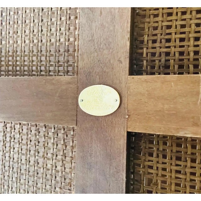 Ebony Michael Taylor for Baker Square Walnut & Cane Side or Occasional Tables For Sale In Philadelphia - Image 6 of 6