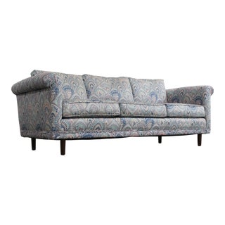 Mid-Century Modern Probber Style Low Back 3 Cushion Sofa For Sale