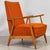 Mid-century Hungarian armchair in its original condition, with all signs of age visible in the photos. Stable and ready...