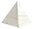 Marble Pyramid Table Lamp, 1980s For Sale