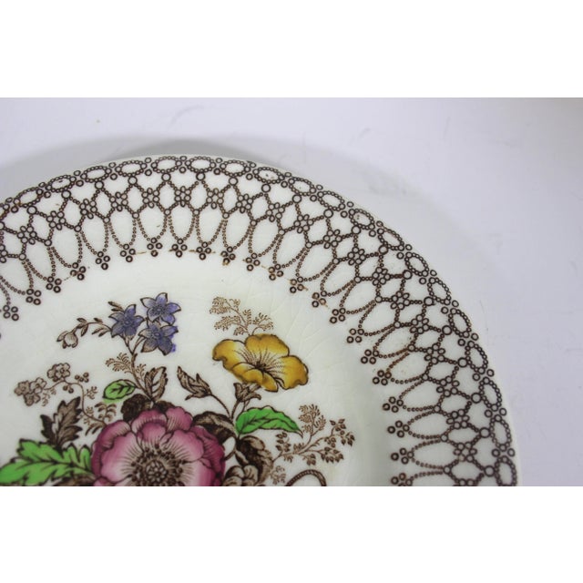 1930’s Myott England Bread Plates- Set of 8 For Sale - Image 6 of 7