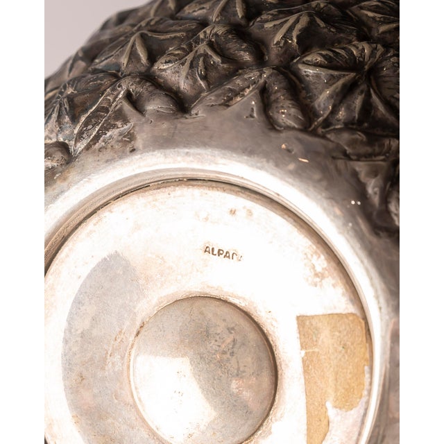 Metal Vintage Italian Metal Pineapple-Shaped Ice Bucket, 1970s For Sale - Image 7 of 9