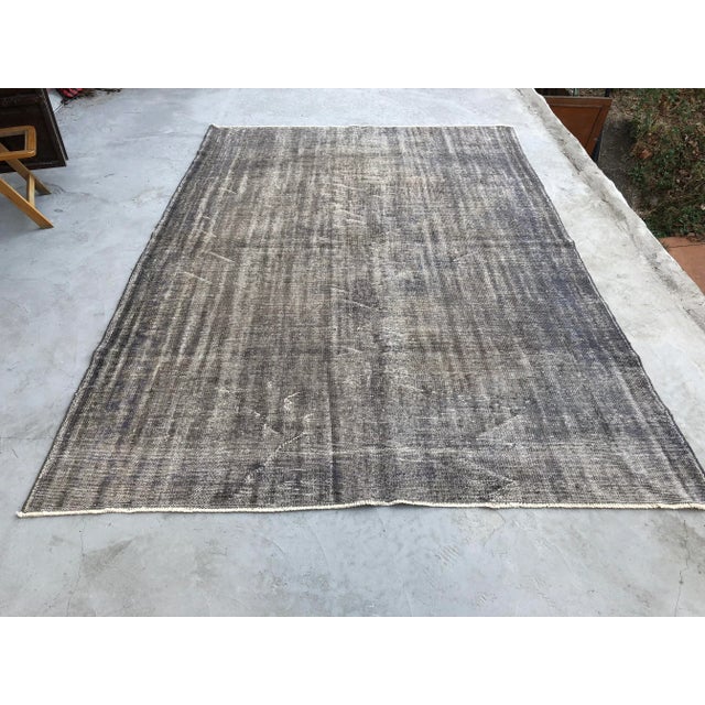 Vintage Anatolian Distressed Rug For Sale - Image 10 of 10