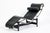 1990s Cassina Lc4 Black Leather Chaise Lounge Chair by Le Corbusier 1994 For Sale - Image 5 of 18