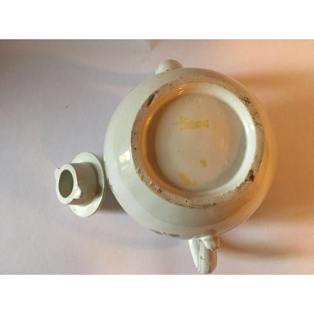 Doccia Porcelain Tea Pot with Floral Decor by Richard Ginori, Italy, Late 18th Century For Sale - Image 11 of 18