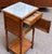 Late 19th Century Antique Pitch Pine & Marble Pot Cupboard / Side Table c.1900 For Sale - Image 5 of 11