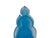 Blue Blue Frosted Crystal Glass Lotus Base 3 Sides Bodhisattva Sanbao Figure For Sale - Image 8 of 13