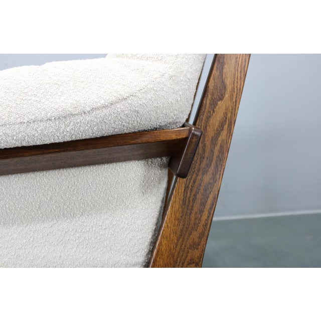 Brutalist Oak Armchairs, Czechoslovakia, 1970s, Set of 2 For Sale - Image 13 of 17