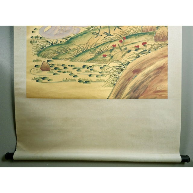 Early 20th Century Chinese Huaniao Scroll For Sale - Image 5 of 10