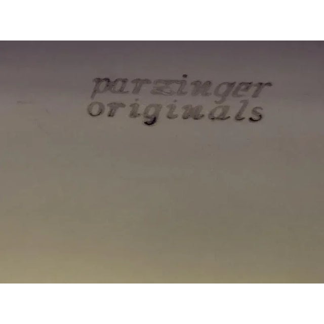 Tommi Parzinger Illuminated Wooden Columns For Sale - Image 10 of 11