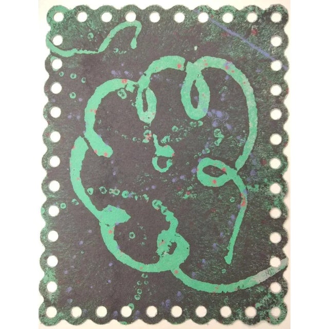 Paper Laurence Barker, Green Cloud, 1999, Artwork on Paper For Sale - Image 7 of 7