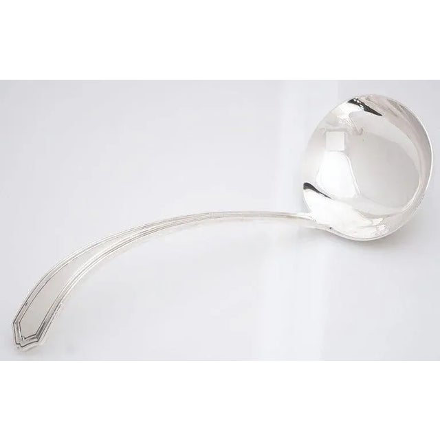 English Large English Serving Ladle From Sheffield - Three Available For Sale - Image 3 of 12