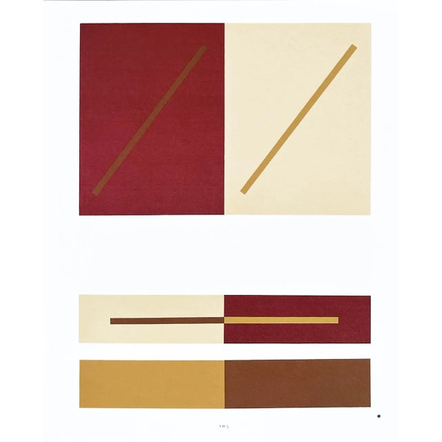 Artist: Josef Albers Country: Germany-USA Title: Plate VII-5 Paper Size: 13.50 x 10.50 inches on Munken Print Cream...