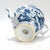 Antique Chinese Export Blue & White Canton Porcelain Tea Pot For Sale - Image 10 of 18