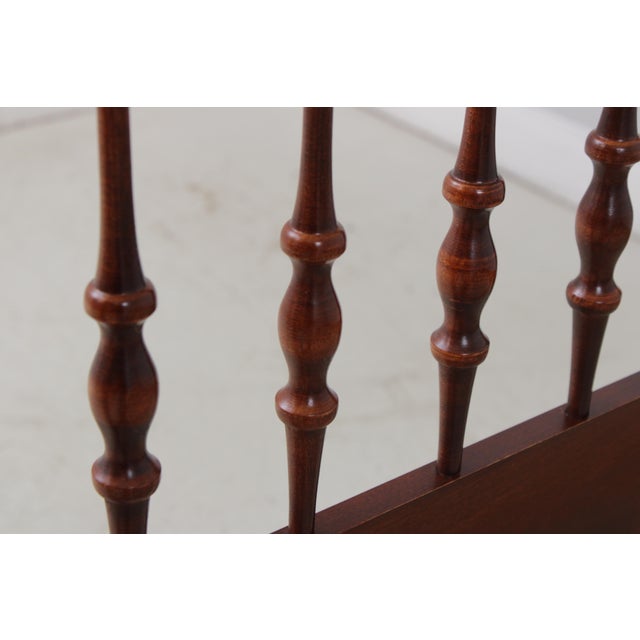 Cherry Queen or Full Size Spindle Bed For Sale - Image 10 of 15