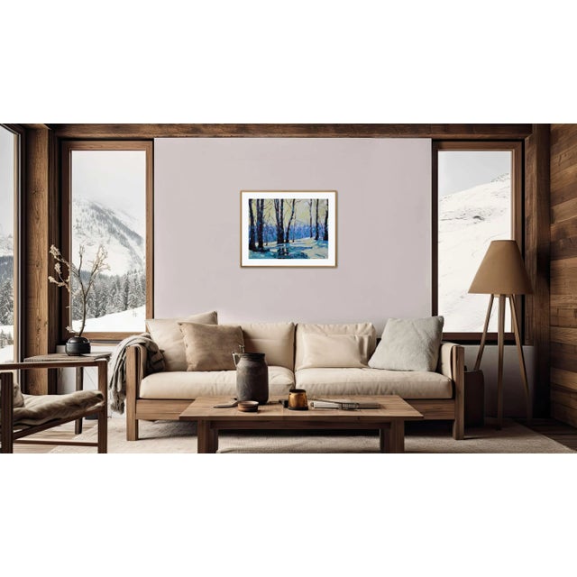 Contemporary Contemporary Impressionist Landscape Trees Painting For Sale - Image 3 of 12