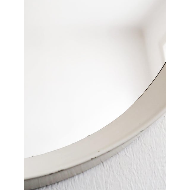 1970s Vintage Oval Mirror, 1970s For Sale - Image 5 of 11
