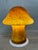 Vintage mouth-blown glass ‘mushroom’ table lamp. Fischer Leuchten. In excellent condition. 1x E27 socket. Switch on the...