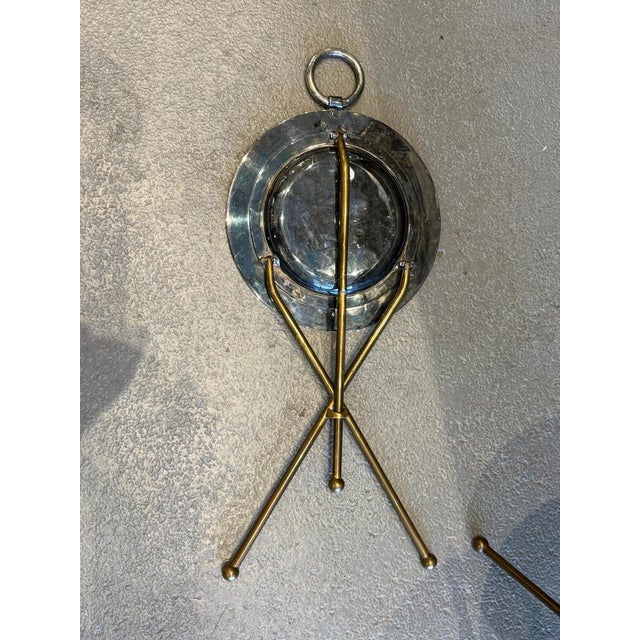 Neoclassical Collapsing Side Tables, 1960s, Set of 2 For Sale - Image 9 of 12