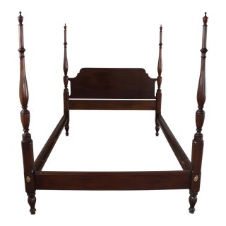 Henkel Harris Mahogany Double Poster Bed For Sale